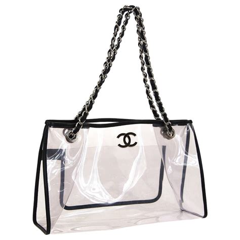 chanel large shopping bag 2016|chanel clear tote bag.